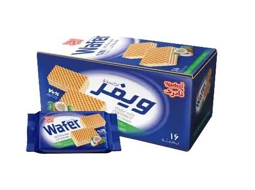 نادری ویفر کرم دار نارگیلی 42 گرمی